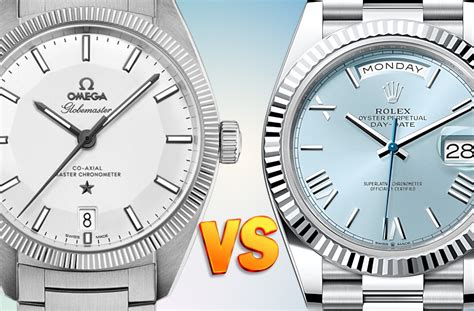 omega vs rolex finishing|omega constellation vs rolex datejust.